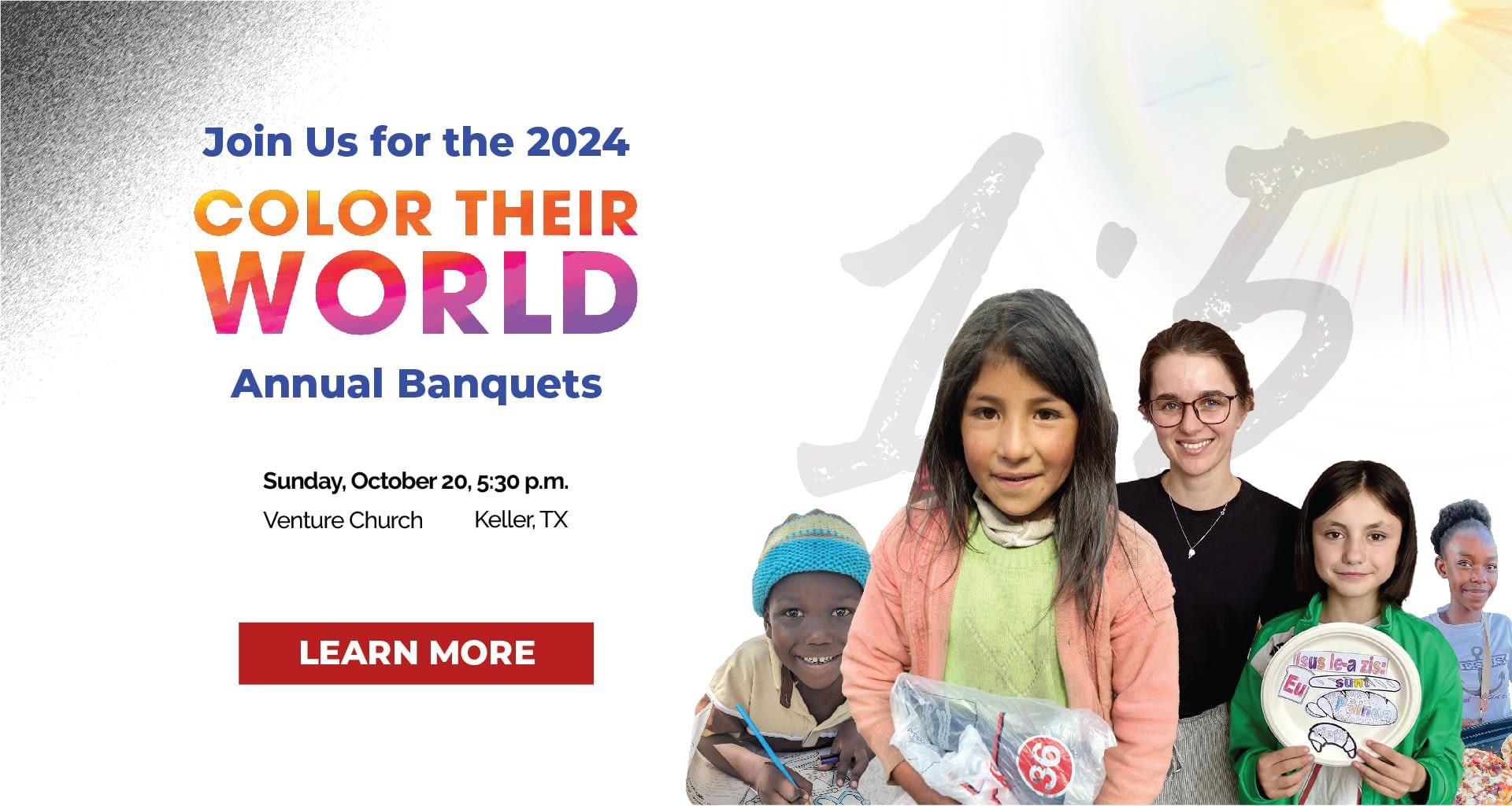 Color Their World Annual Banquets