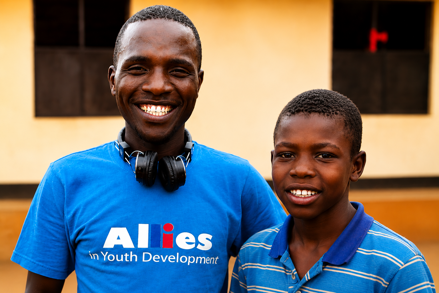 Allies mentor supporting children