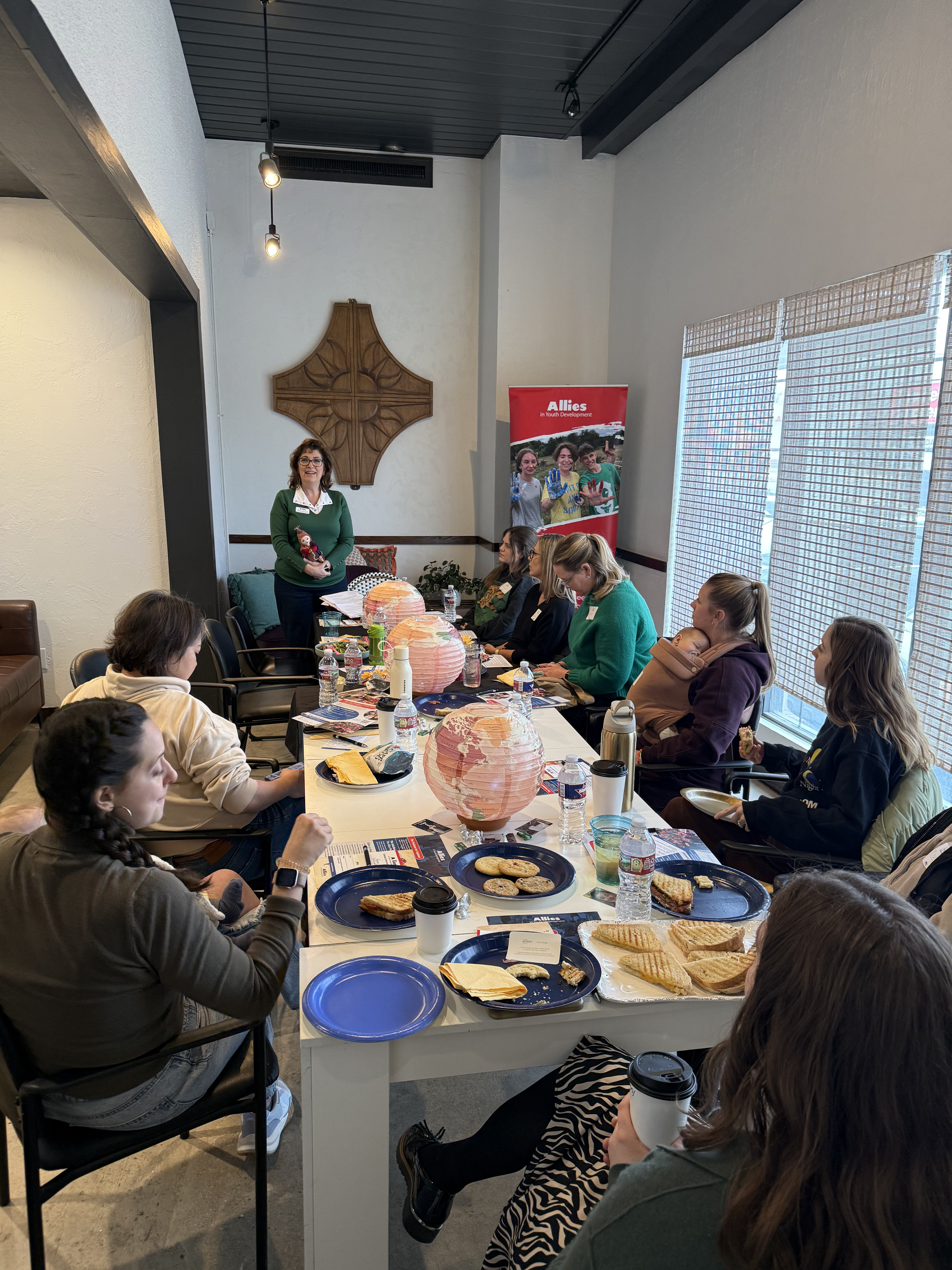 Friends meeting for lunch in Tulsa, Oklahoma